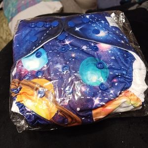 Fluffy penguin cloth diaper ai2 brand new